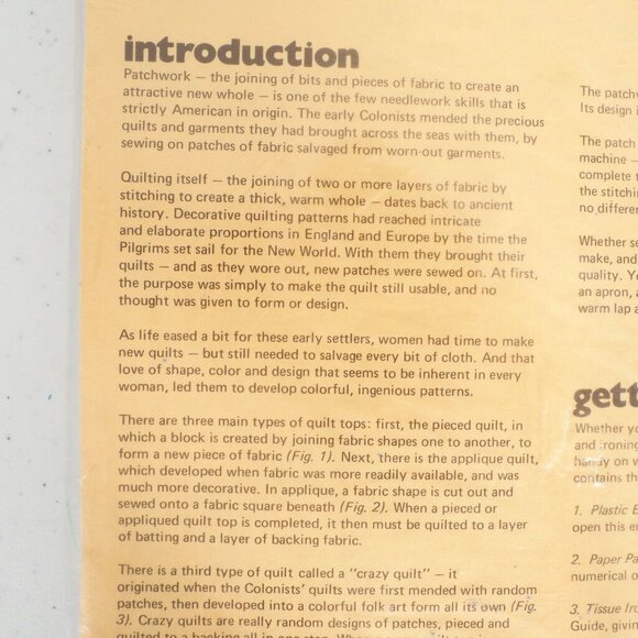 Teach Yourself Patchwork Kit By Catherine Dallas Humble - Picture 4 of 4